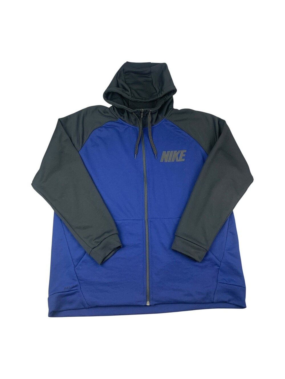 NIKE Men's Dry Essential Full Zip Hoodie Size XL - Blue Void/Black 931792-478